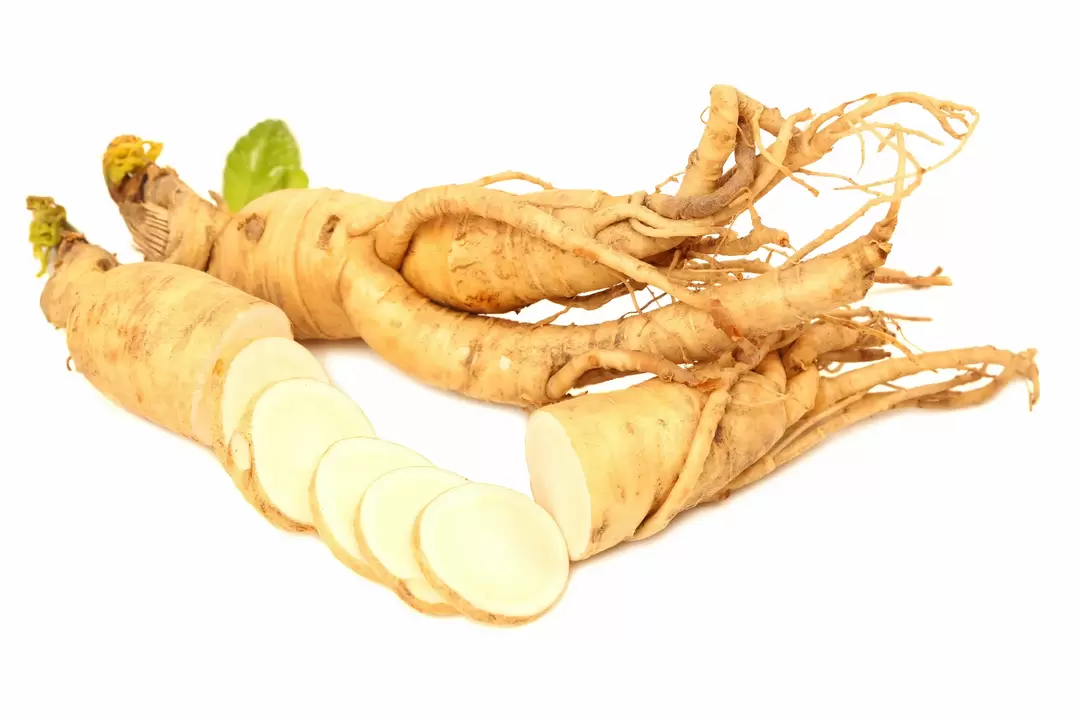 ginseng root in the capsules of Eroboost
